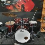 Pearl drumstel met cymbalen en hardware. Meerdere kleuren, Enlèvement ou Envoi, Neuf, Pearl