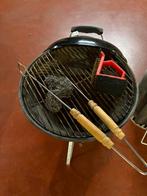 Weber Smokey Joe barbecue + ontstekingsschoorsteen, Tuin en Terras, Houtskoolbarbecues, Ophalen, Gebruikt, Weber, Met accessoires