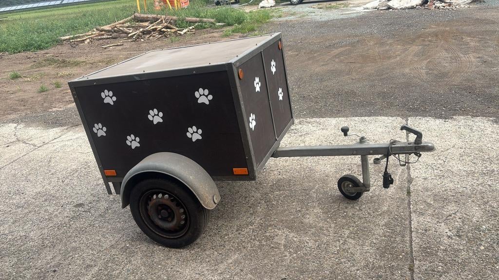 hondenaanhangwagen, Ophalen, Gebruikt