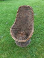 Design Rotan Lounge Stoel, Antiek en Kunst, Ophalen