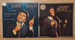 2 vinyles 33T de Gilbert Bécaud, Ophalen, Gebruikt