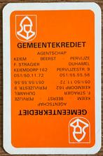 Strooier GEMEENTEKREDIET BEERST, Ophalen of Verzenden, Zo goed als nieuw, Joker(s)