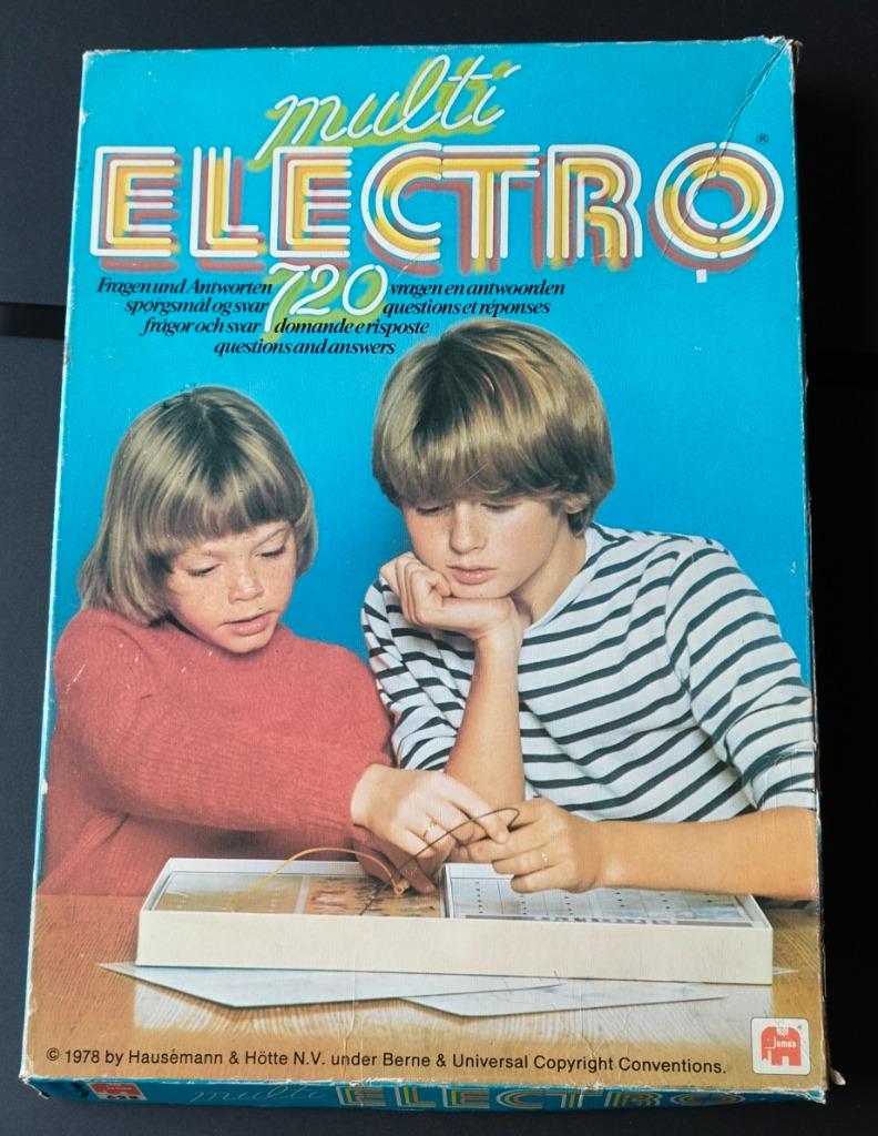 Multi Electro 720 vintage spel, Kinderen en Baby's, Speelgoed | Educatief en Creatief, Gebruikt, Ophalen of Verzenden