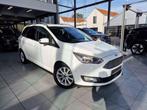Ford Grand C-Max TITANIUM BENZINE AUTOMAAT SLECHTS 29000KM, Auto's, Ford, Automaat, 4 cilinders, Wit, Bedrijf