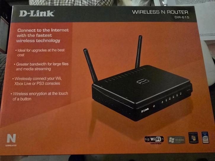 D-Link DIR-615, Informatique & Logiciels, Commutateurs réseau, Comme neuf, Enlèvement ou Envoi