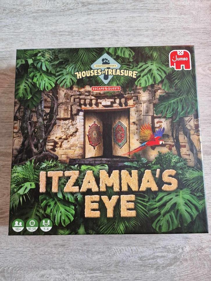 Itzamna's eye van Jumbo, Hobby en Vrije tijd, Gezelschapsspellen | Bordspellen, Zo goed als nieuw, Een of twee spelers, Drie of vier spelers