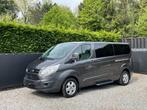 Ford Tourneo Custom - 8zitplaatsen - leder - airco-camera, Autos, Cuir, Carnet d'entretien, Achat, 4 cylindres