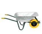 Brouette Garmix avec pneu anti-crevaison 100L max 250 kg, Enlèvement, Comme neuf, Manuelle, À une roue