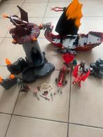 Playmobiel piratenschip  en drakenkasteel, Ophalen, Zo goed als nieuw