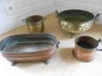 koperen pot (plantenbak, pot, vaas,...) sm, Antiek en Kunst, Ophalen of Verzenden, Koper
