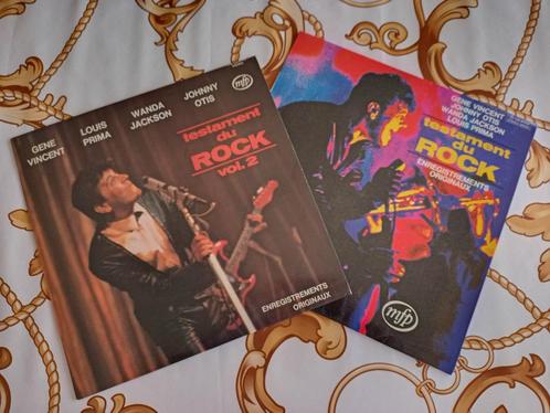 Testament du Rock vol 1-2 vinyle 33T - 1974 - 6€/pcs, CD & DVD, Vinyles | Rock, Utilisé, Autres genres, 12 pouces, Enlèvement ou Envoi