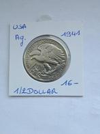 USA 1/2 dollar 1941  AG, Ophalen of Verzenden