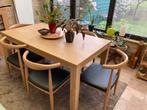 Eettafel + set van 6 stoelen, Huis en Inrichting, 4 tot 6 stoelen, Gebruikt, Style moderne