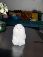 Handgemaakte witte alpaca sleutelhanger- 100% alpacawol, Ophalen of Verzenden, Nieuw