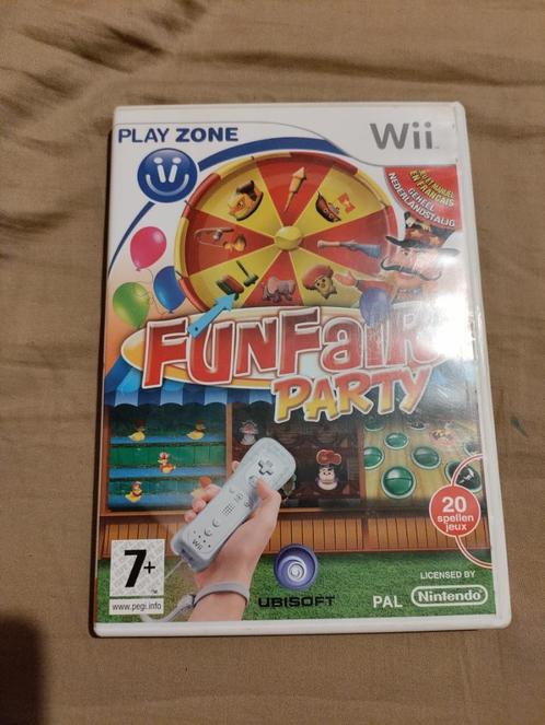 Jeu Wii Funfair party, Games en Spelcomputers, Games | Nintendo Wii, Zo goed als nieuw, Puzzel en Educatief, 3 spelers of meer