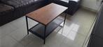 Salon tafel hout en metaal, Huis en Inrichting, Ophalen, Minder dan 50 cm, 50 tot 100 cm, Zo goed als nieuw