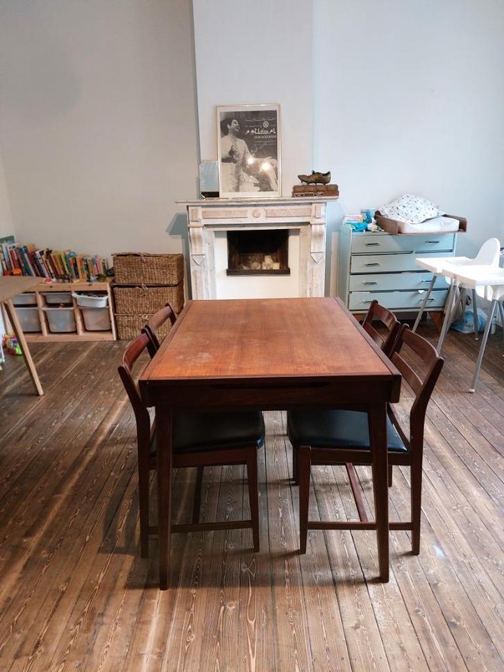 eettafel, Huis en Inrichting, Tafels | Eettafels, Gebruikt, 50 tot 100 cm, 150 tot 200 cm, Vijf personen of meer, Rechthoekig