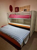 Compact stapelbed met bureau en opberglade, Ophalen, Gebruikt, Stapelbed