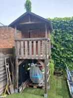 Houten speelhuis (buiten), Kinderen en Baby's, Ophalen, Gebruikt, Hout