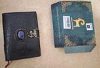 Lapis 3 Moon Grioire leren dagboek zwart Book Of Shadows, Ophalen of Verzenden, Zo goed als nieuw, Feestartikel