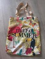 Nieuwe strandtas ‘hello summer’, Ophalen of Verzenden, Nieuw, Overige kleuren
