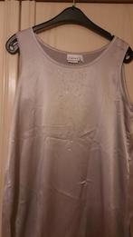 BLINKEND ZILVERKLEURIG TOPJE MET STRASS STEENTJES maat 40, Vêtements | Femmes, Tops, Sans manches, Taille 38/40 (M), Gris, Enlèvement ou Envoi