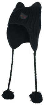 NIEUWE MUTS PUSSY DELUXE (Black Cat Knit Beanie)., Pussy Deluxe, Ophalen of Verzenden, Nieuw, Muts
