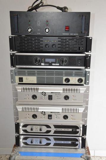 8 AMPLIFICATEURS VENDUS SÉPARÉMENT (PAS DE LOT), Autres marques, Enlèvement ou Envoi, Utilisé, 120 watts ou plus