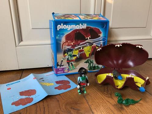 Playmobil Kanonnenschelp met spookpiraat en zeemonster- 4802, Kinderen en Baby's, Speelgoed | Playmobil, Gebruikt, Complete set