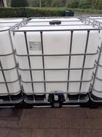 Ibc tank regenton watertank 1000 liter container, Tuin en Terras, Kunststof, 150 liter of meer, Zo goed als nieuw, Ophalen
