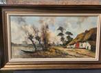 Landschap met hoeve, Antiek en Kunst, Kunst | Schilderijen | Klassiek, Ophalen