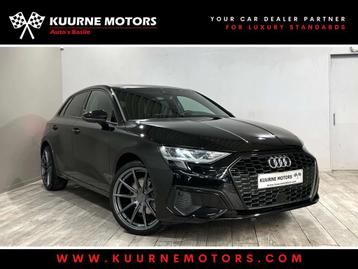 Audi A3 Sportback 30 TFSI Alu19"/Led/Acc/Gps *1j garantie*, Boîte manuelle, Noir, 5 portes, Tissu