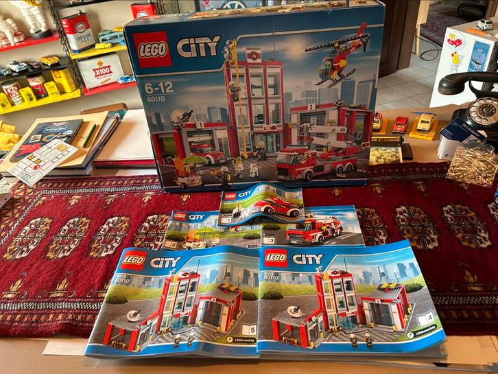 Lego city brandweerkazerne 60110, Kinderen en Baby's, Speelgoed | Duplo en Lego, Zo goed als nieuw, Lego, Ophalen