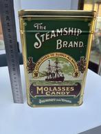 erfstuk – Vintage “Steamship Brand Molasses Candy blik, Ophalen of Verzenden