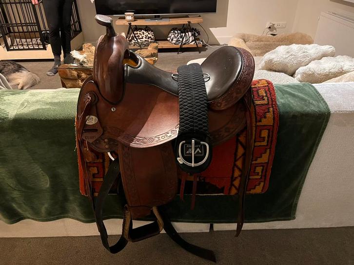 Deuber & Partner Westernzadel - Classic Reiner (CL1031), Dieren en Toebehoren, Paarden en Pony's | Zadels, Gebruikt, Western, Ophalen