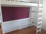 Lit mezzanine blanc avec échelle, Maison & Meubles, 90 cm, Une personne, Enlèvement, Utilisé