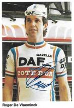 roger de vlaeminck - fotokaart + handtekening, Ophalen of Verzenden