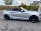 BMW 218d Cabrio automaat, Auto's, BMW, Te koop, Airconditioning, Zilver of Grijs, 2 Reeks