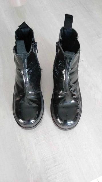 bottes / bottes vernies noires h & m taille 31