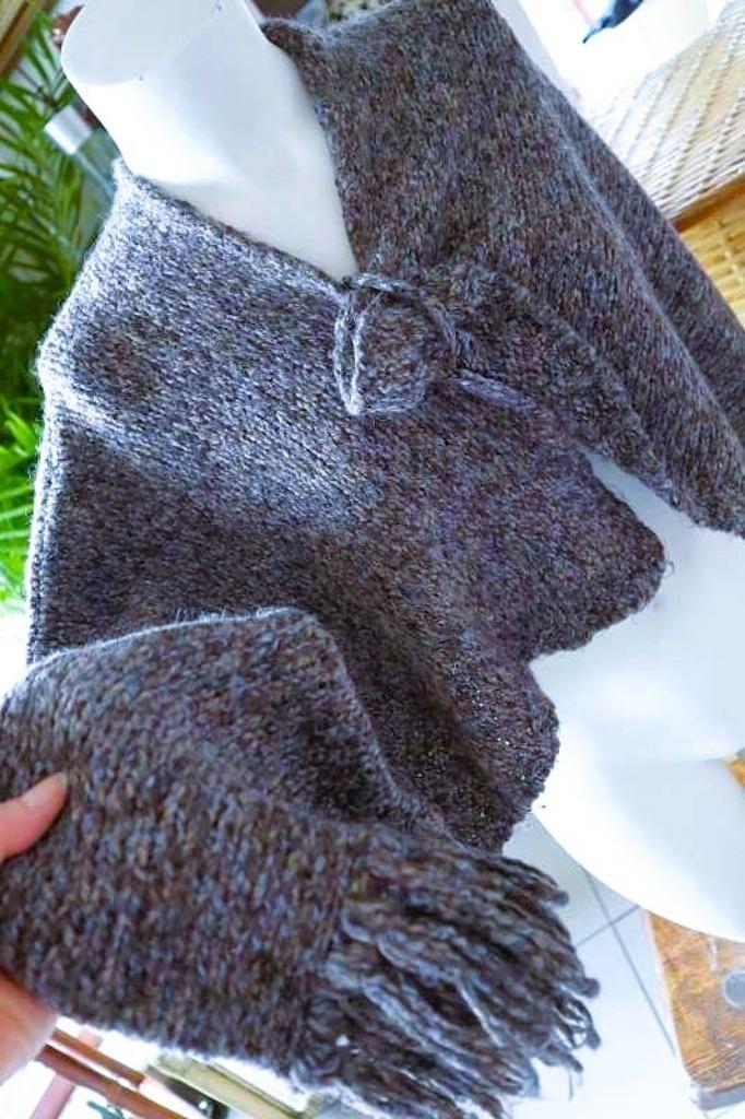 vintage uniek sweater gilet pull, Kleding | Dames, Truien en Vesten, Nieuw, Maat 42/44 (L), Grijs, Ophalen of Verzenden