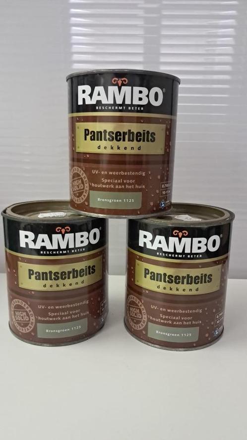 NIEUW Diverse blikken Beits / Tenco + Rambo, Doe-het-zelf en Bouw, Verf, Beits en Lak, Nieuw, Beits, Ophalen of Verzenden