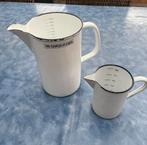 Set oude emaille maatbekers, Antiek en Kunst, Ophalen
