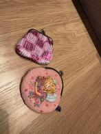 2 kleine portemonnees, Enlèvement ou Envoi, Comme neuf, Violet, Avec fermeture à pression