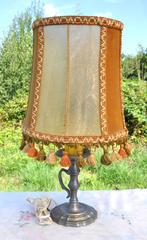 lampe de salon pied forme chandelier style etain, Enlèvement ou Envoi