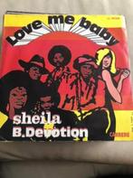 7" Sheila & Black Devotion, Love me baby, Utilisé, Enlèvement ou Envoi, Disco