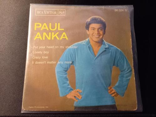 Paul Anka ‎– Put Your Head On My Shoulder ' 7 Ep, Cd's en Dvd's, Vinyl Singles, Gebruikt, EP, Pop, 7 inch, Ophalen of Verzenden