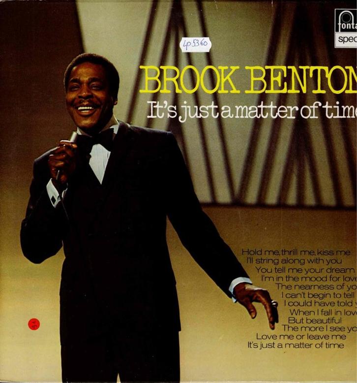 Vinyl, LP   -   Brook Benton – It's Just A Matter Of Time, Cd's en Dvd's, Vinyl | Overige Vinyl, Overige formaten, Ophalen of Verzenden