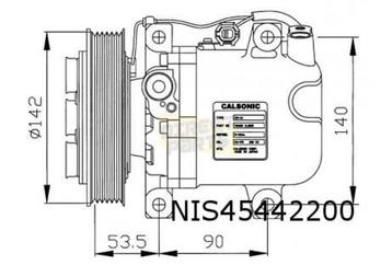 Nissan Primera / Almera (2.0GT SR20DE 110Kw.) compressor AC 
