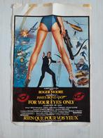 Originele filmaffiche James Bond 007 for your eyes only, Ophalen of Verzenden, Zo goed als nieuw