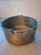 Grote koperen kuip met handvat., Antiek en Kunst, Ophalen